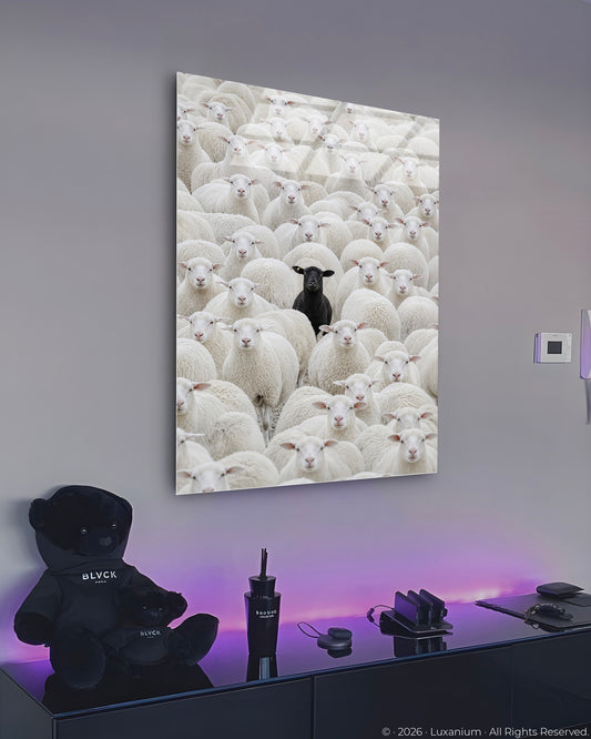 Lone Black Sheep