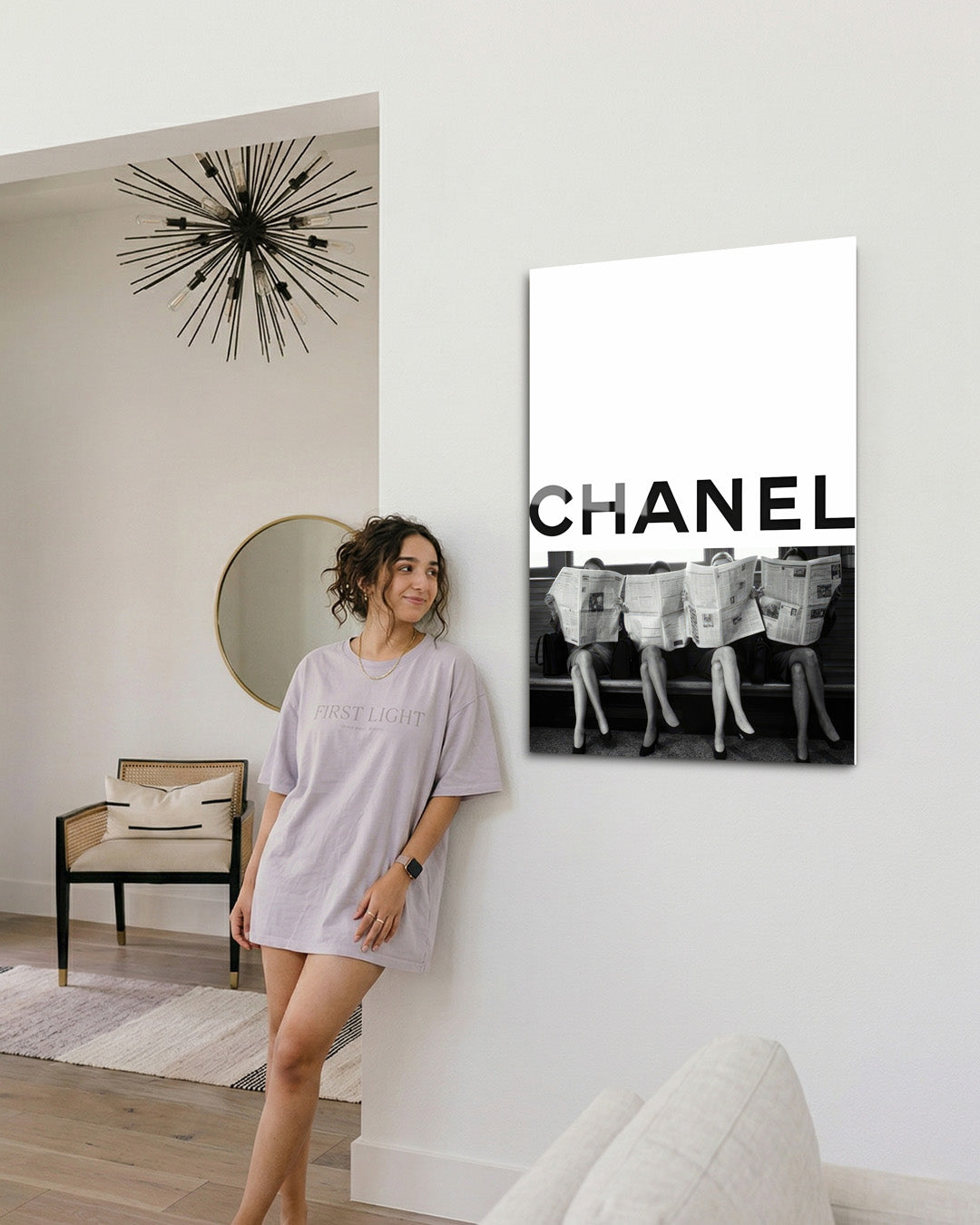 Chanel Newspaper Editorial