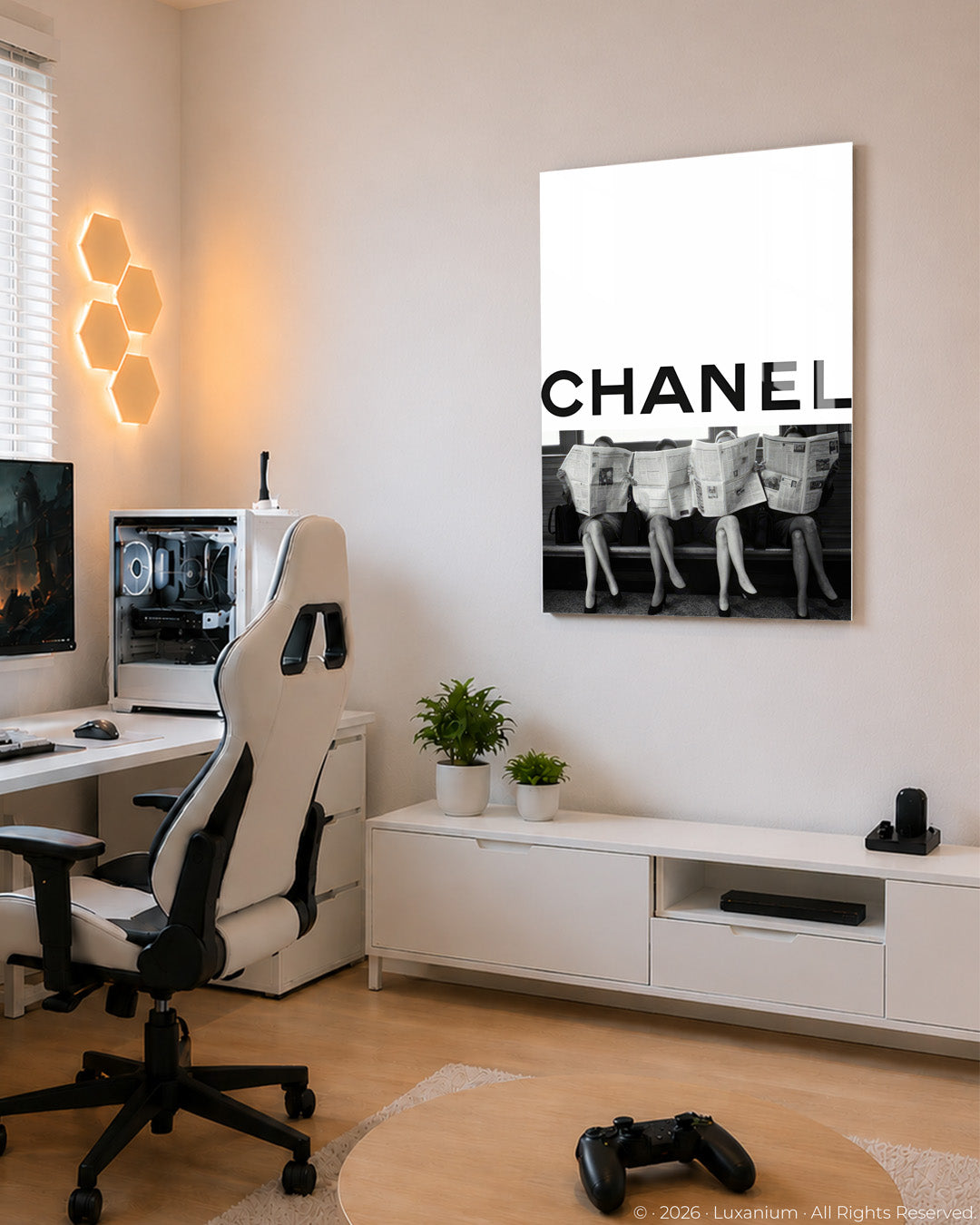 Chanel Newspaper Editorial