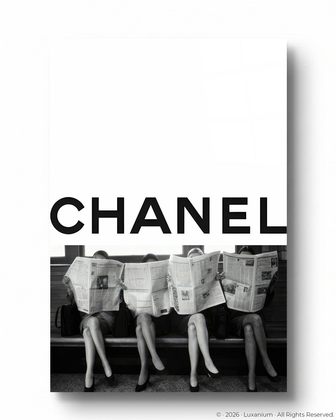 Chanel Newspaper Editorial