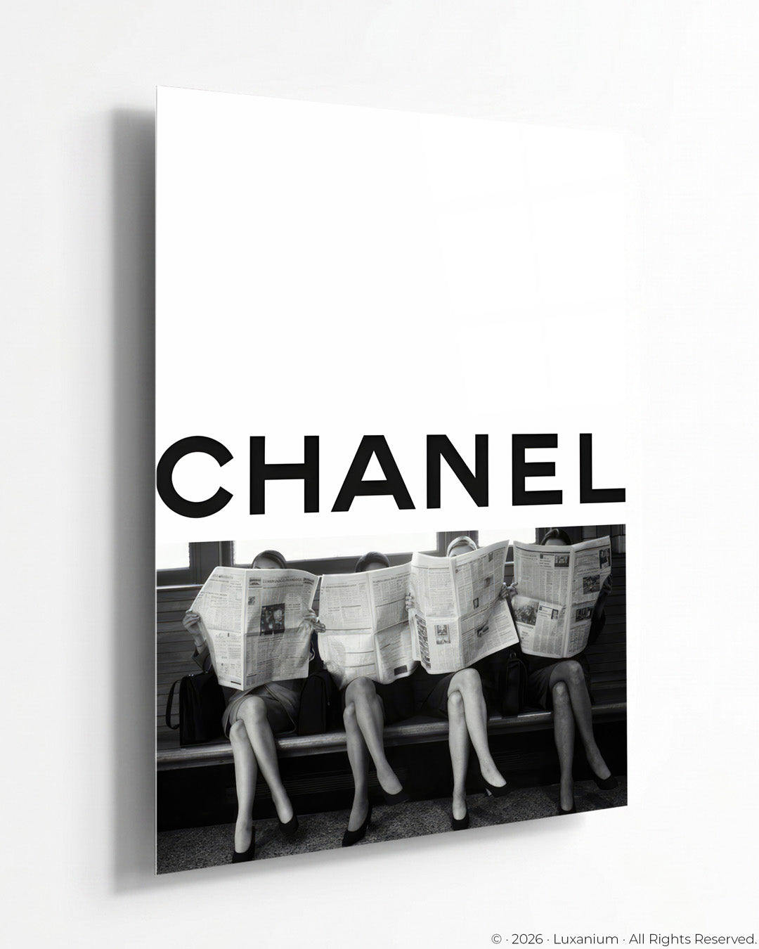 Chanel Newspaper Editorial