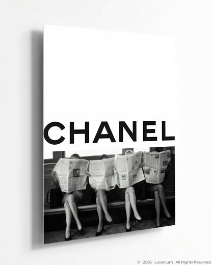 Chanel Newspaper Editorial