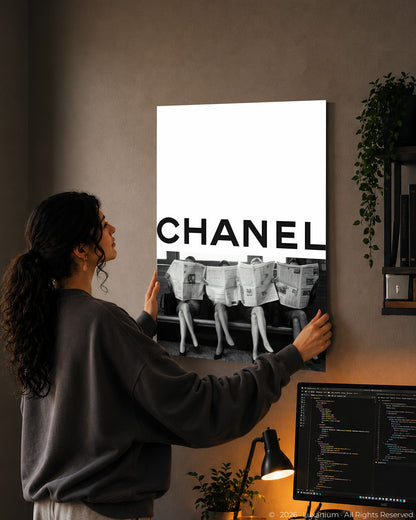 Chanel Newspaper Editorial