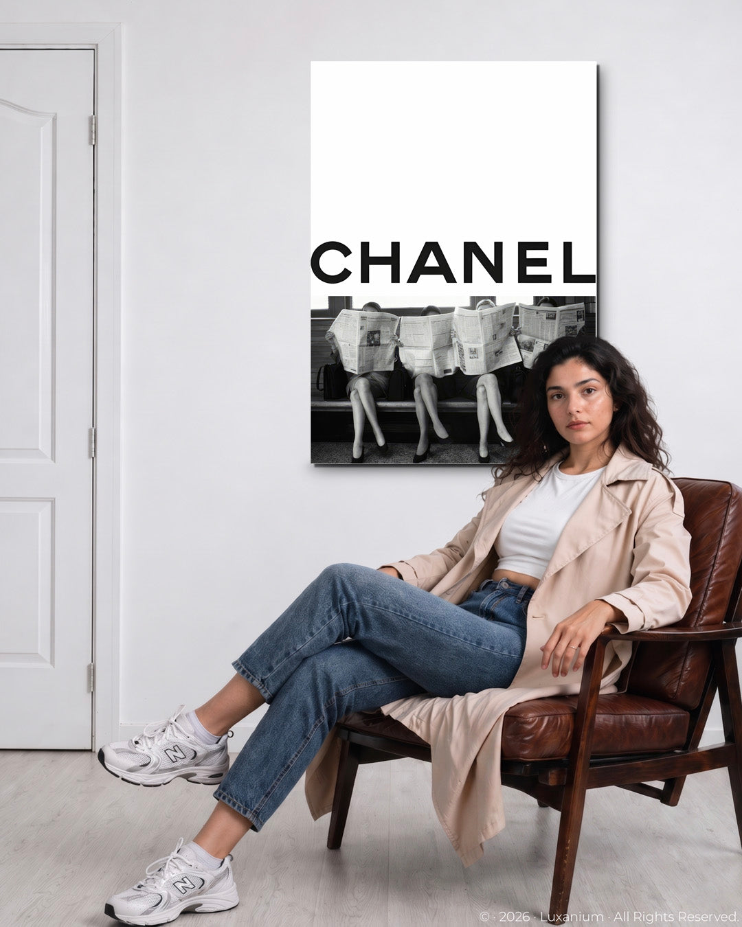 Chanel Newspaper Editorial