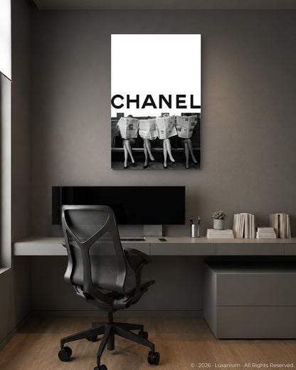 Chanel Newspaper Editorial