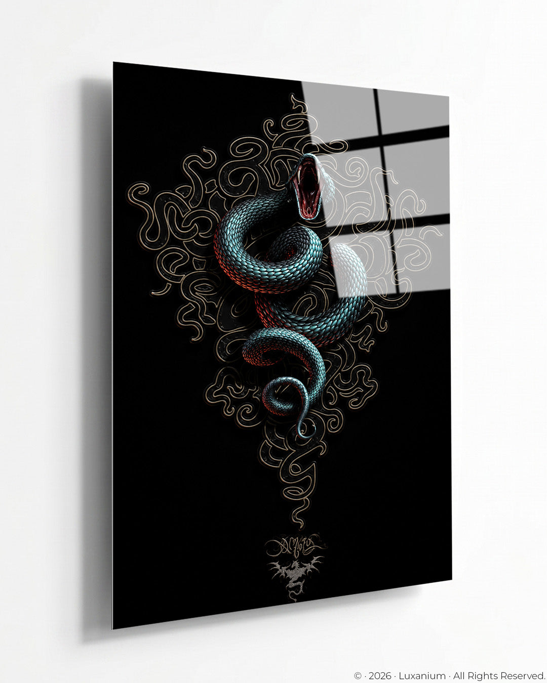 Intricate Dark Serpent