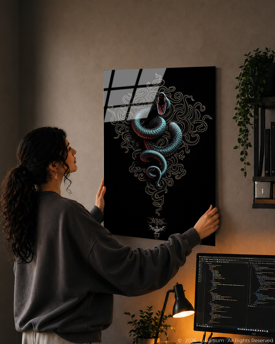 Intricate Dark Serpent