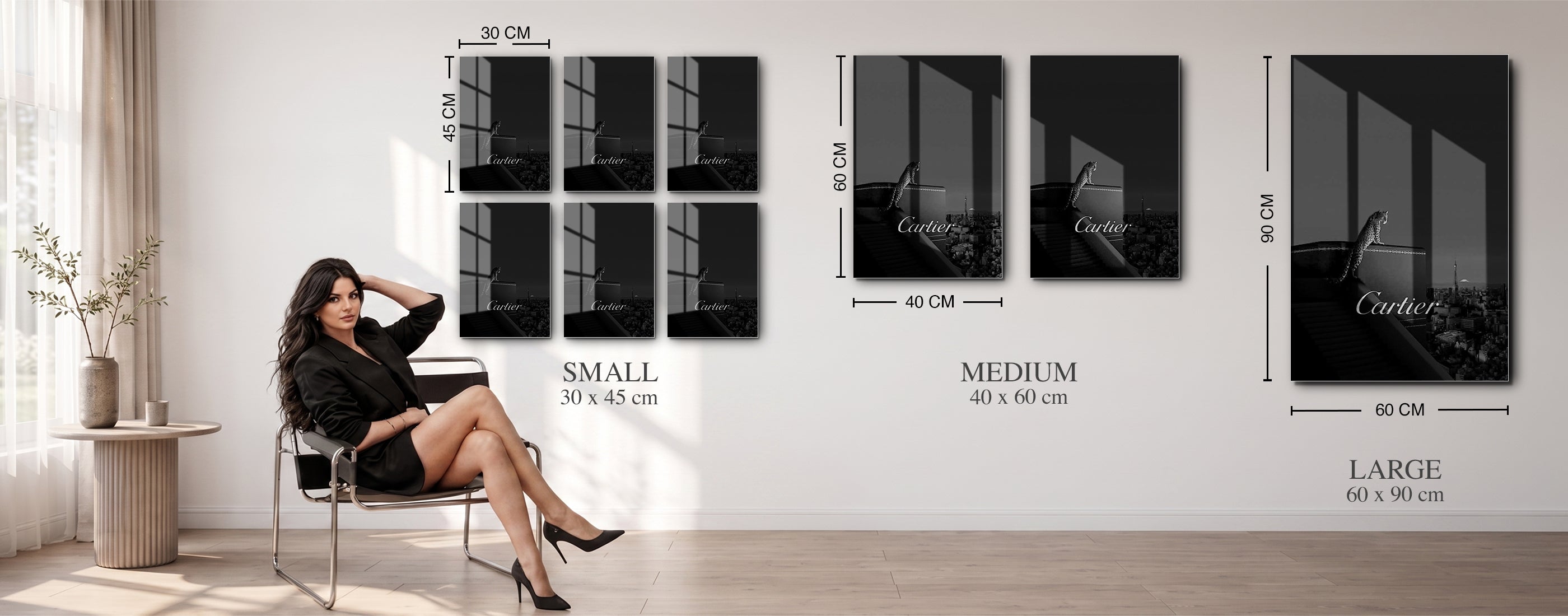 Sizes in CM