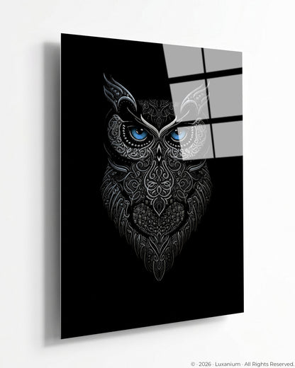 Dark Metallic Owl