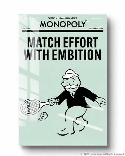 Match Effort With Ambition