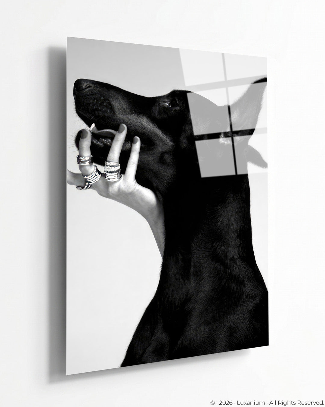 Doberman Diamond Rings