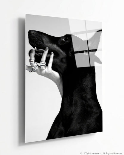 Doberman Diamond Rings