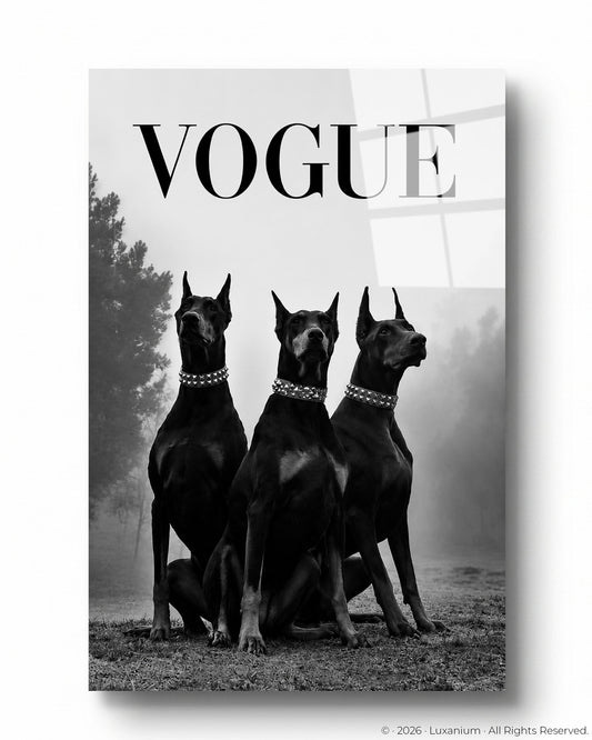 Vogue Editorial Dobermans