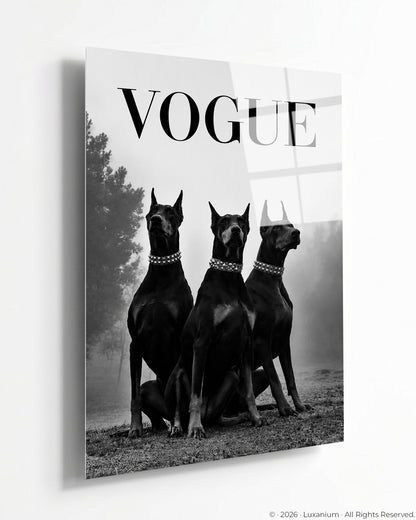 Vogue Editorial Dobermans