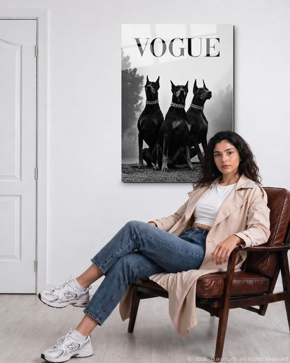 Vogue Editorial Dobermans